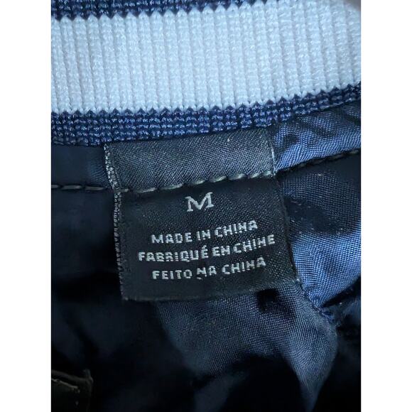 Scotch & Soda Quilted Jacket Water Repellent Inky Blue Green Varsity Style Med. - Picture 8 of 13